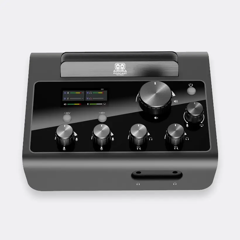 Podcast in a Box audio interface